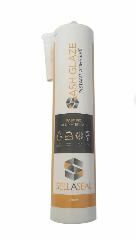 Sash Glaze Instant Adhesive - Putty - 290ml Tube (12 tubes per carton)